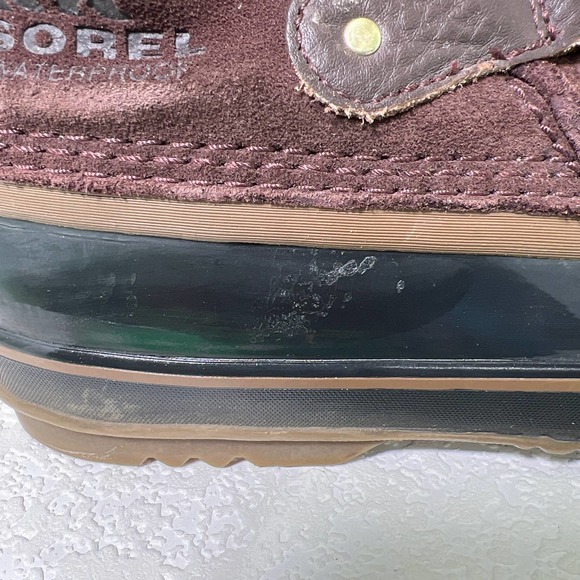 Sorel Joan of Artic suede snow boots Cattail size 8.5 - Picture 10 of 15